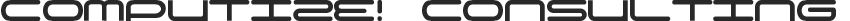 Computize! logo text